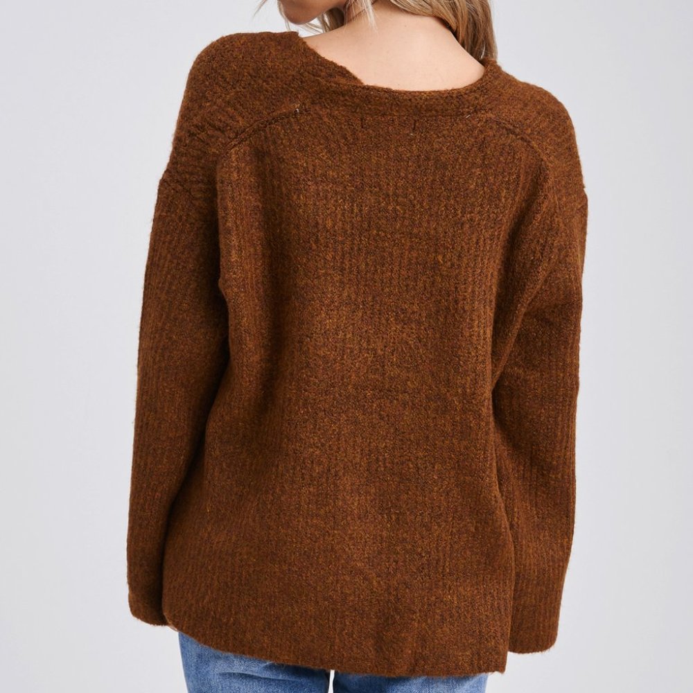 Issa Deep V Sweater - Picture 6 of 6